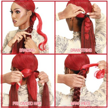 Load image into Gallery viewer, Zury Braid N Bun Sleek Ponytail 36"