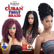 Load image into Gallery viewer, Freetress Equal Double Strand Cuban Twist Braid 12"