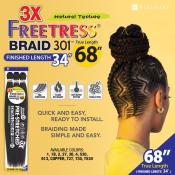 Load image into Gallery viewer, FreeTress Natural Texture Braids 3X Pre-Stretched