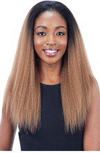 Load image into Gallery viewer, Model Model Drawstring Full Cap Synthetic Half Wig BLUE BLAZER