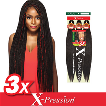 Load image into Gallery viewer, X-Pression Pre-Stretched Braid 3 Pack 42"