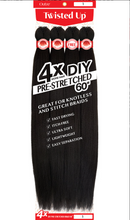 Load image into Gallery viewer, X-Pression Twisted Up - Pre-Stretched Braid 4 Pack