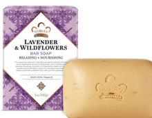 Load image into Gallery viewer, Nubian Heritage Lavender and Wildflowers Bar Soap