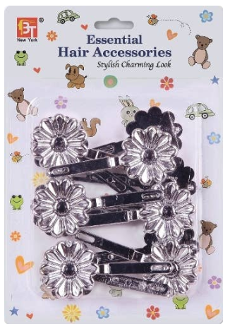 BT Daisy Barrette- Silver #07319