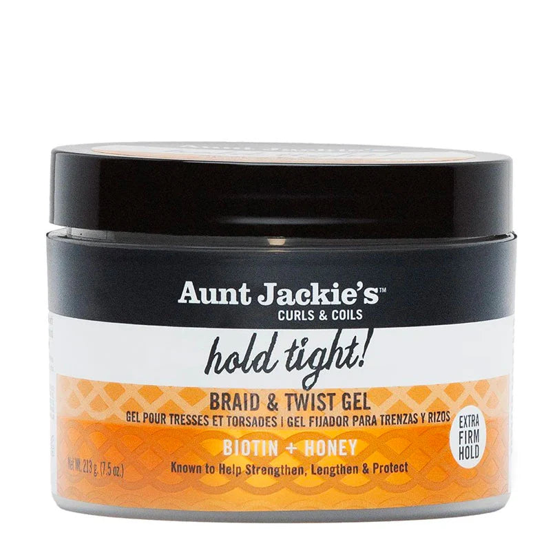 Aunt Jackie’s Braid & Twist Gel with Extra Firm Hold Biotin & Honey