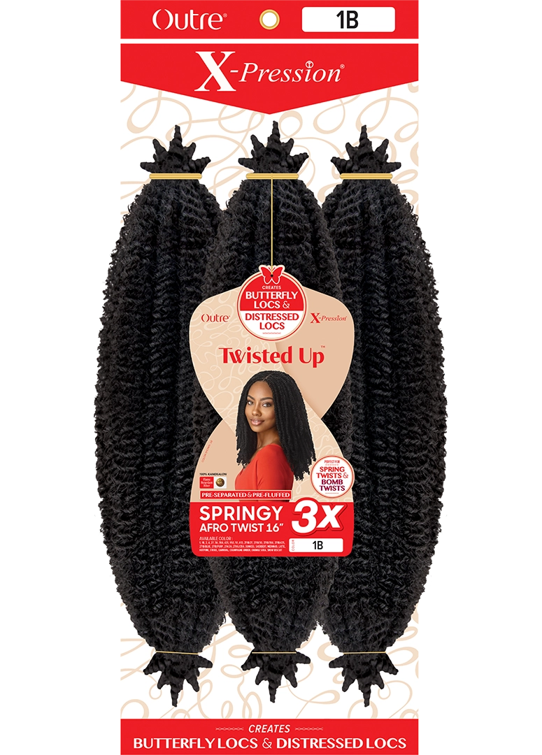 X-Pression Twisted Up Springy Afro Twist 16