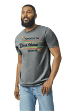 Load image into Gallery viewer, Powered By Black Women tshirt
