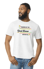 Load image into Gallery viewer, Powered By Black Women tshirt
