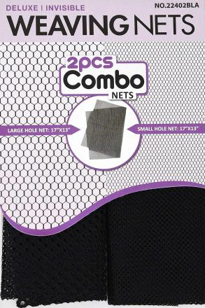 Deluxe Invisible Weaving Nets 2Pcs Combo