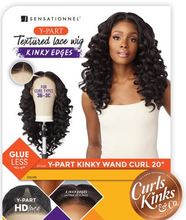 Load image into Gallery viewer, Sensationnel HD Lace Front Wig Curls Kinks N Co Glueless Kinky Edges Y-Part
