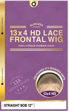 Load image into Gallery viewer, Sensationnel Unprocessed Virgin Human Hair 13X4 HD Straight Bob 12"
