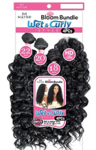 Load image into Gallery viewer, Mayde Beauty Bloom Bundle Wet&amp;Curly 4pcs (18/20/22+CL)
