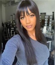 Load image into Gallery viewer, Straight with Bang Wig Bande
