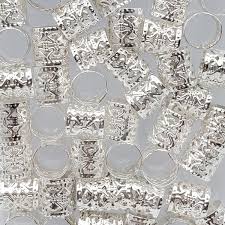 Hair Ring Silver Tube 10MM #DHC200-10S