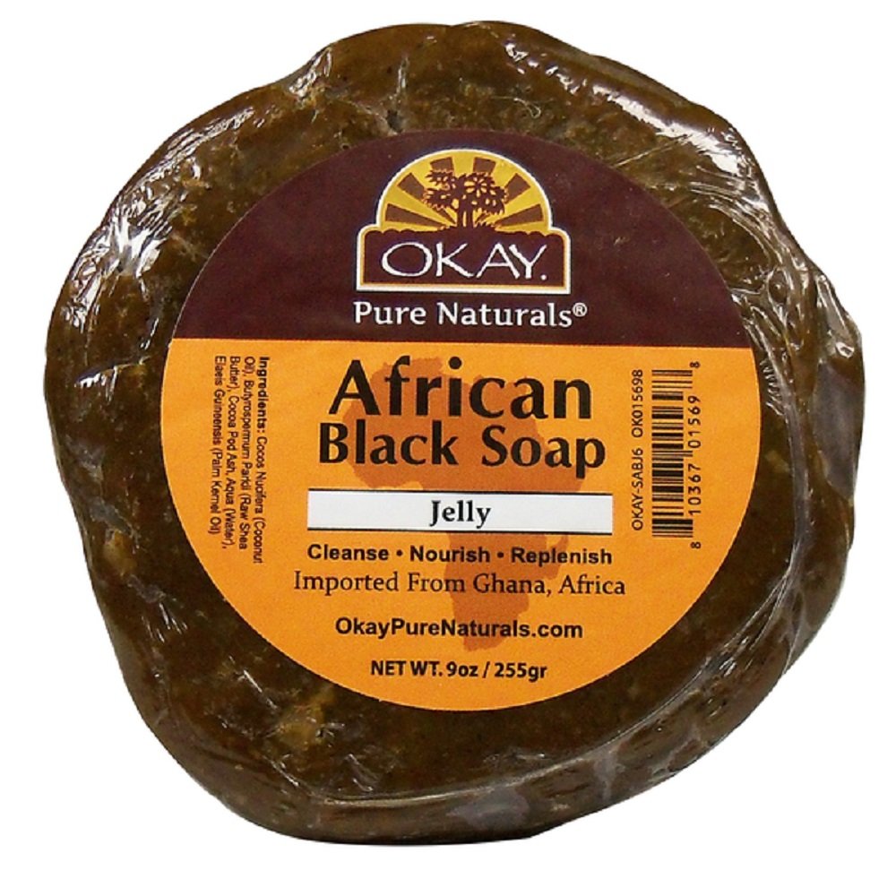 Okay African Black Jelly Soap