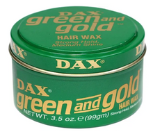 Load image into Gallery viewer, DAX Green and gold har wax
