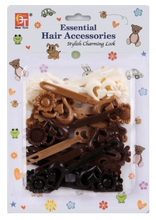 Load image into Gallery viewer, BT Daisy Love Barrette- BROWN Mix #07353

