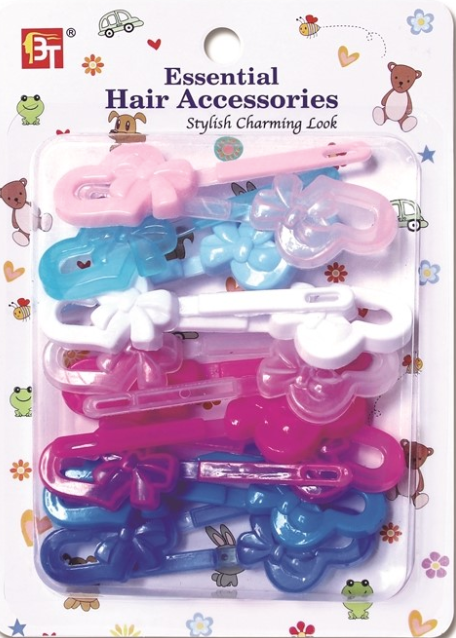 Barrette Two-Hearts - Slushy #07466