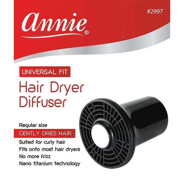 Annie Hair Dryer Diffuser Black