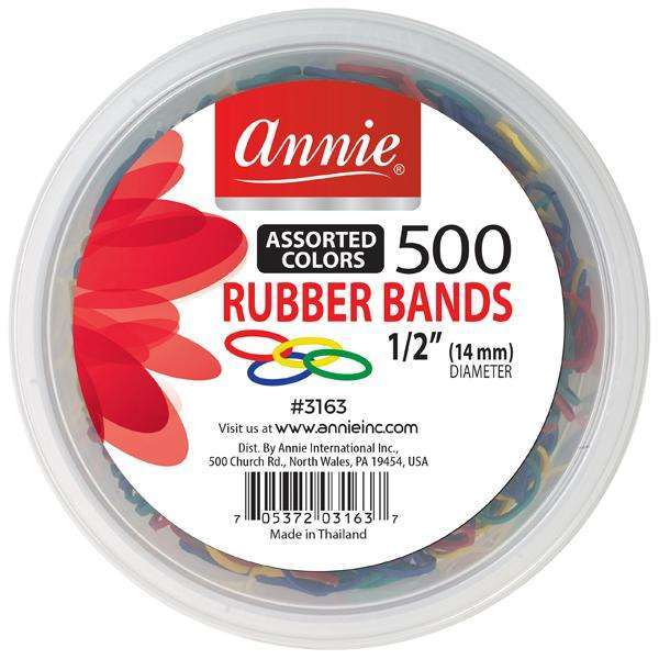 Annie Rubber Bands Assort- Tub #3163