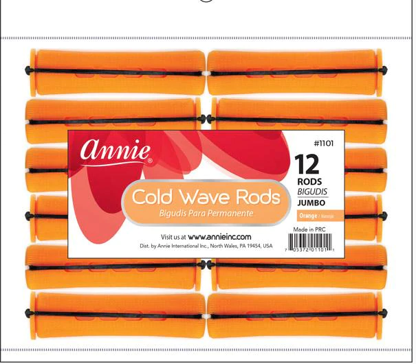 Annie Cold Wave Rods - Orange (#1101)