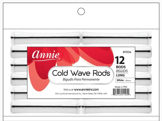 Annie Cold Wave Rods - White (#1104)